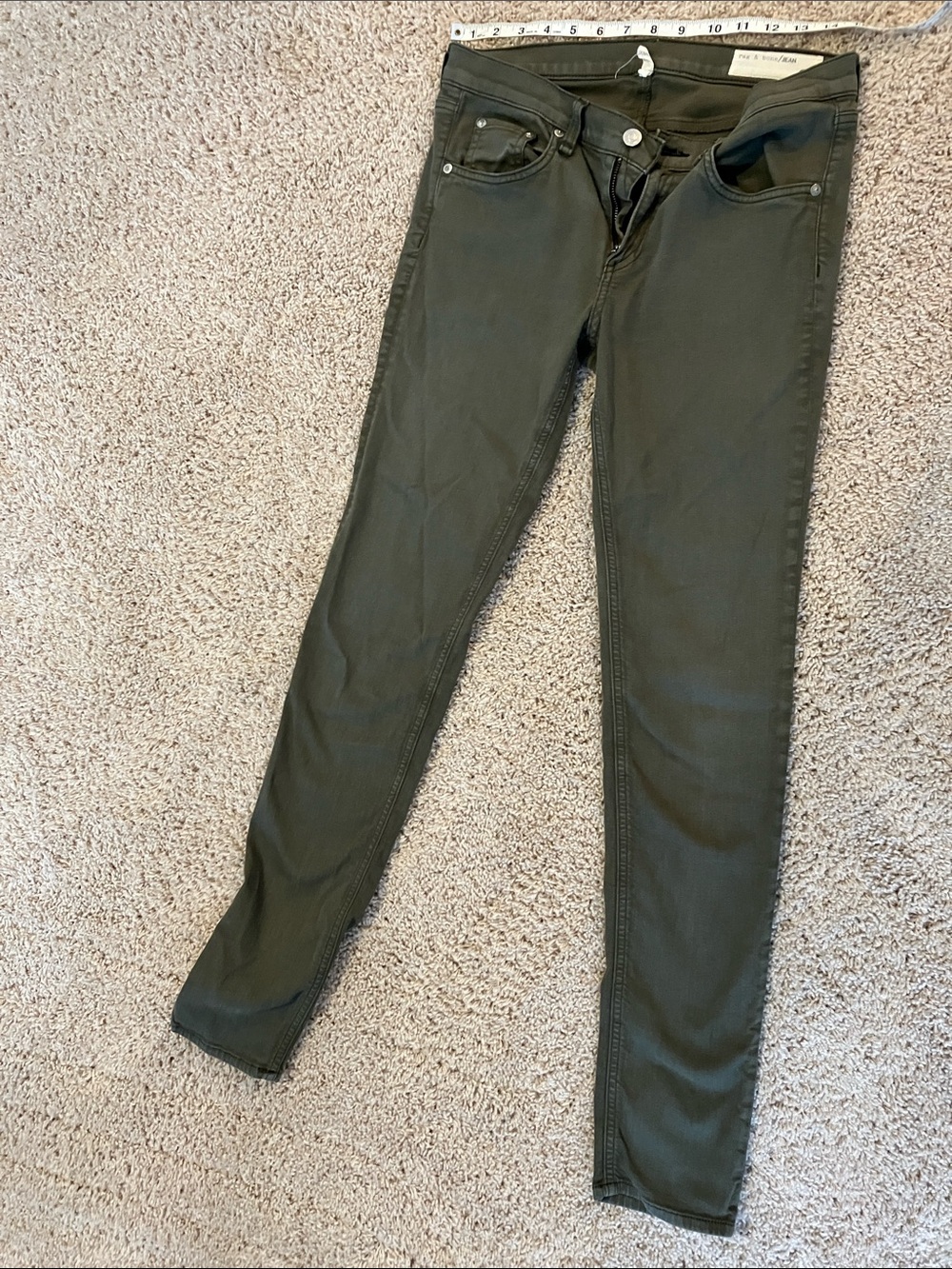 rag & bone Olive Skinny Jeans